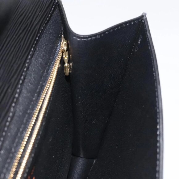 LOUIS VUITTON Epi Montaigne 27 Clutch Bag Black M52652 LV Auth 125396 - Picture 13 of 16